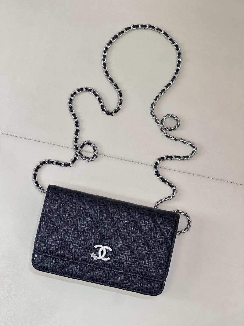 Chanel WOC Chain Wallet Black AP3273