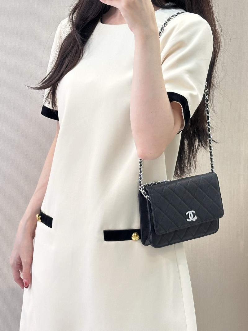 Chanel WOC Chain Wallet Black AP3273