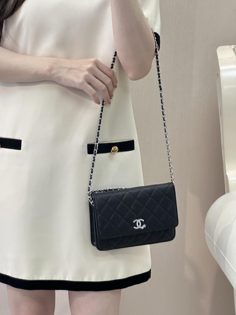 Chanel WOC Chain Wallet Black AP3273