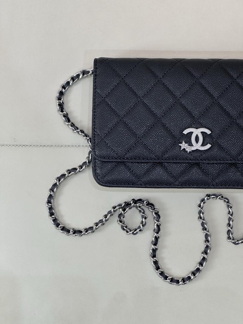 Chanel WOC Chain Wallet Black AP3273