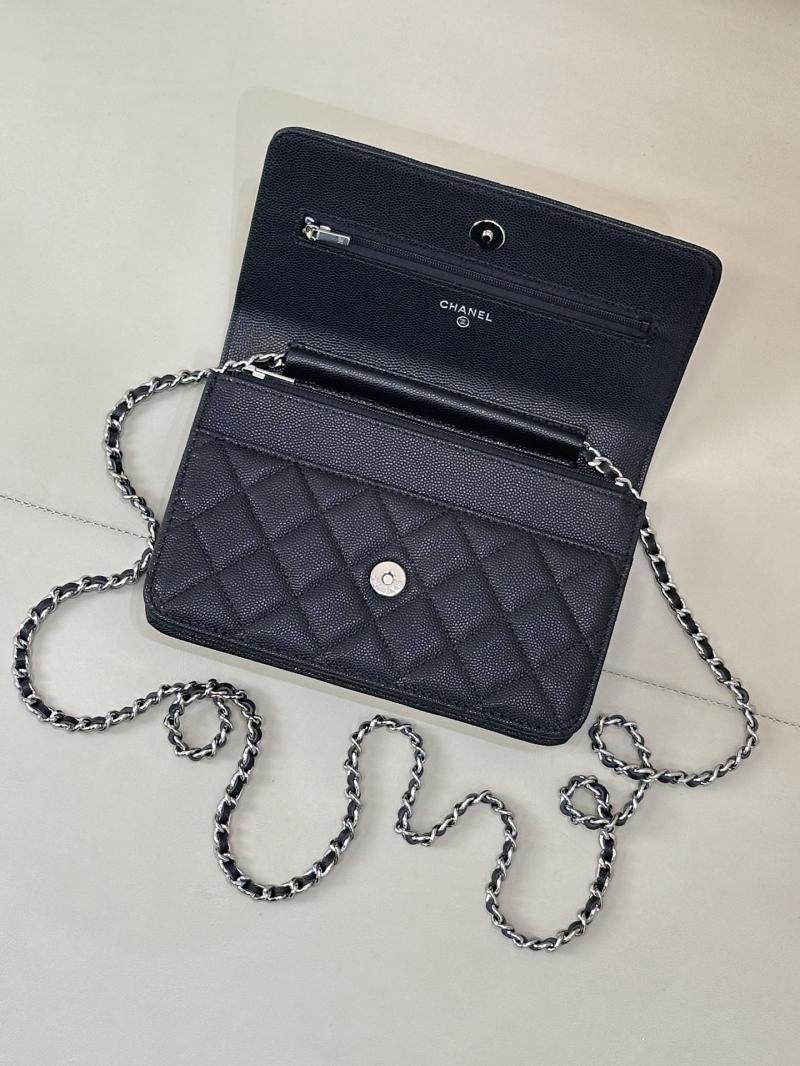 Chanel WOC Chain Wallet Black AP3273