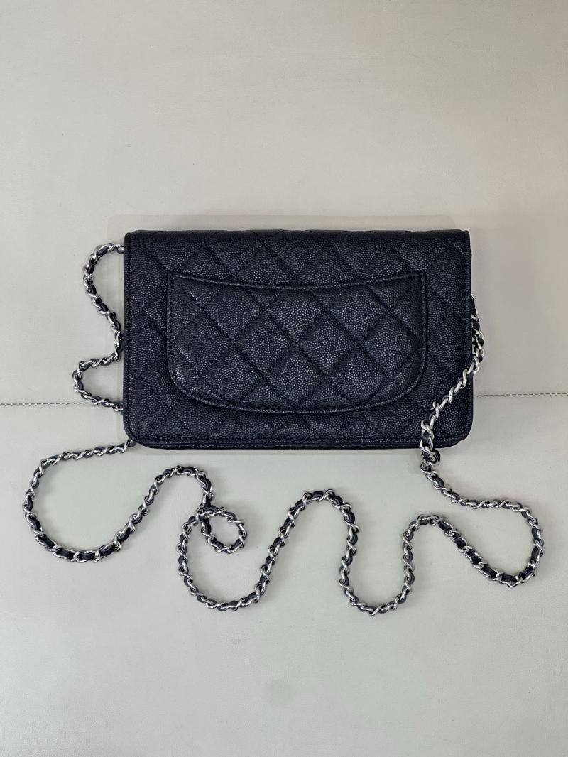 Chanel WOC Chain Wallet Black AP3273