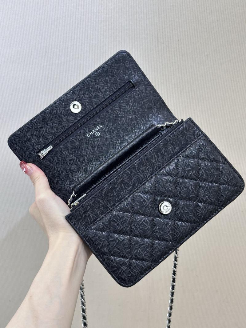 Chanel WOC Chain Wallet Black AP3273
