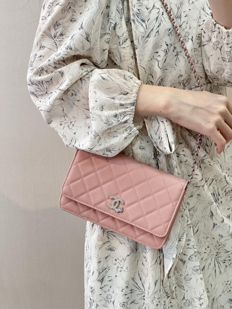 Chanel WOC Chain Wallet Pink AP3273