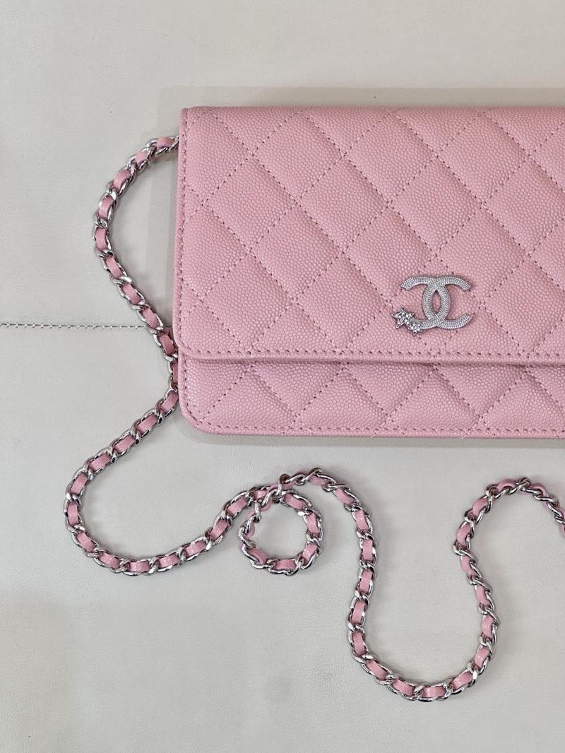 Chanel WOC Chain Wallet Pink AP3273
