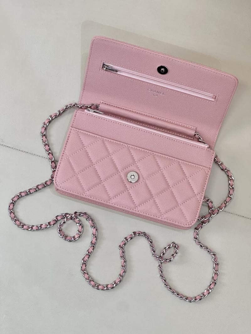 Chanel WOC Chain Wallet Pink AP3273