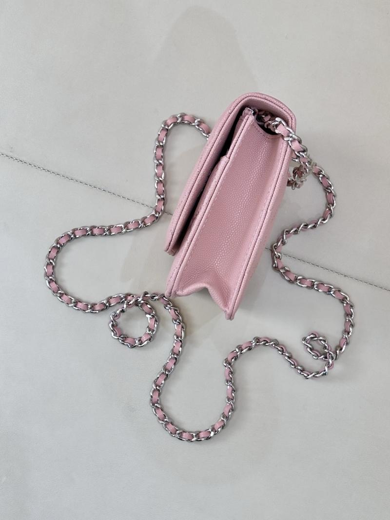 Chanel WOC Chain Wallet Pink AP3273