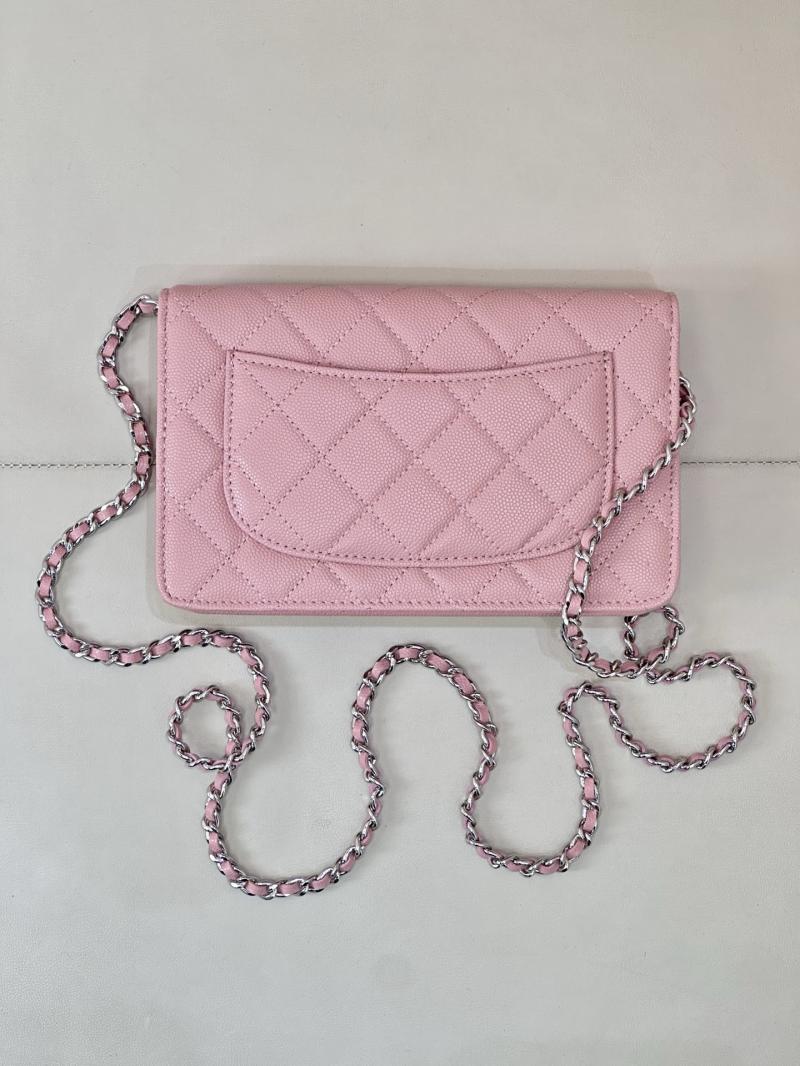 Chanel WOC Chain Wallet Pink AP3273