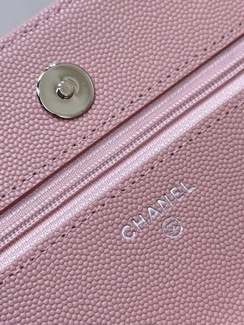 Chanel WOC Chain Wallet Pink AP3273