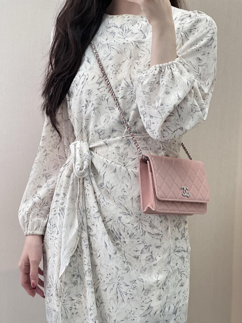 Chanel WOC Chain Wallet Pink AP3273