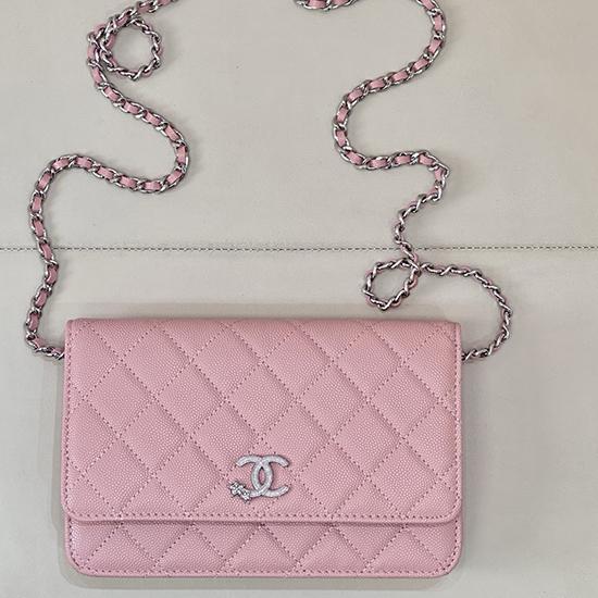 Chanel WOC Chain Wallet Pink AP3273  Chanel WOC Chain Wallet Pink AP3273