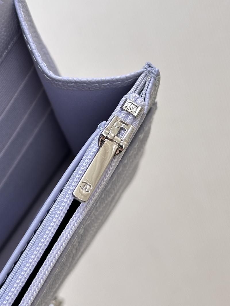 Chanel WOC Chain Wallet Purple AP3273