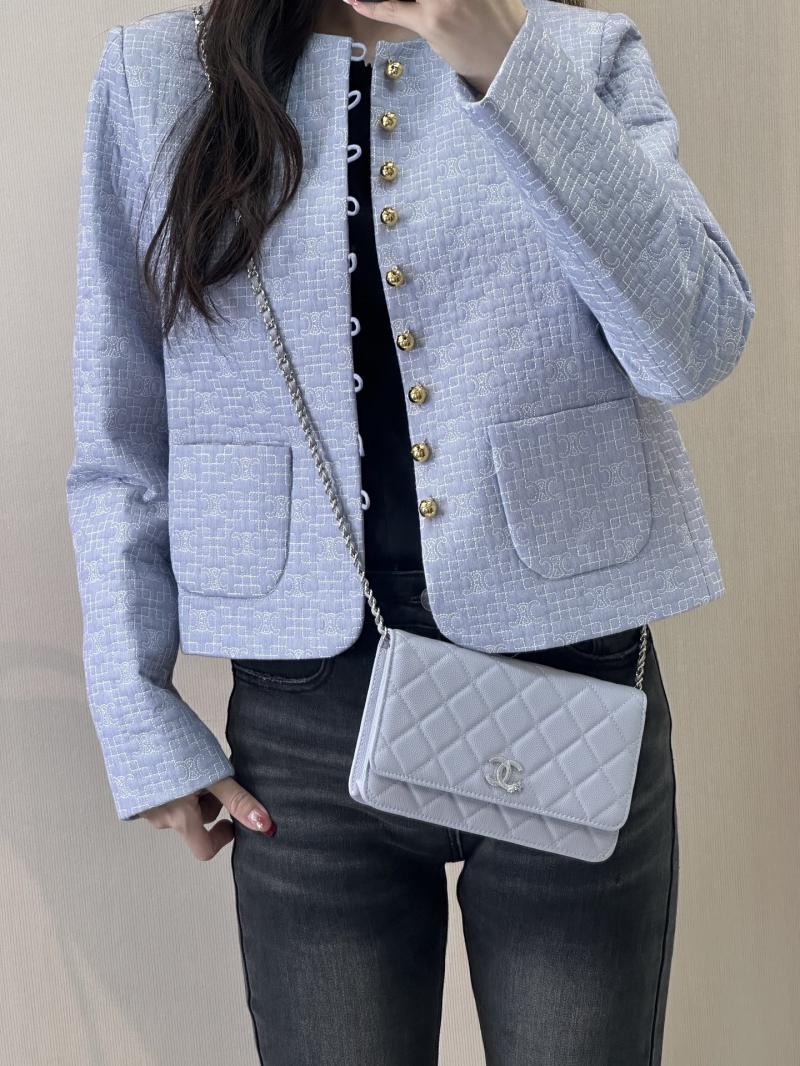 Chanel WOC Chain Wallet Purple AP3273