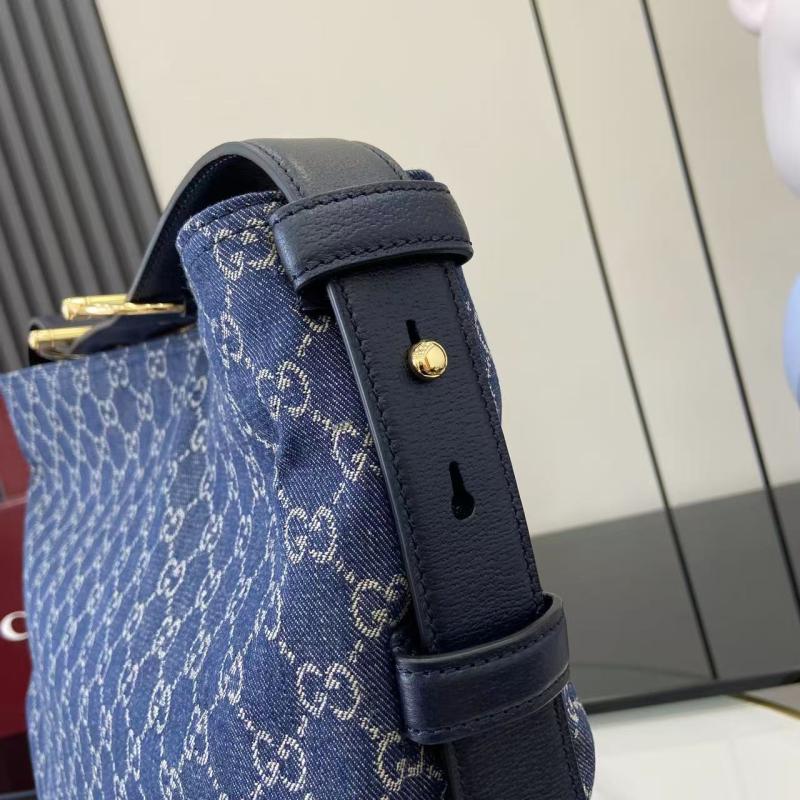 Gucci Beatrix large Denim tote bag Blue 850546