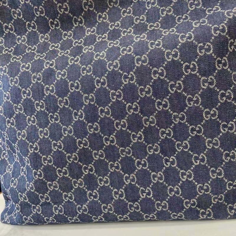 Gucci Beatrix large Denim tote bag Blue 850546