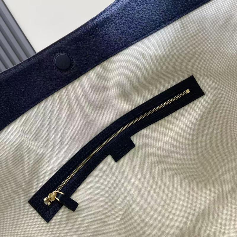 Gucci Beatrix large Denim tote bag Blue 850546