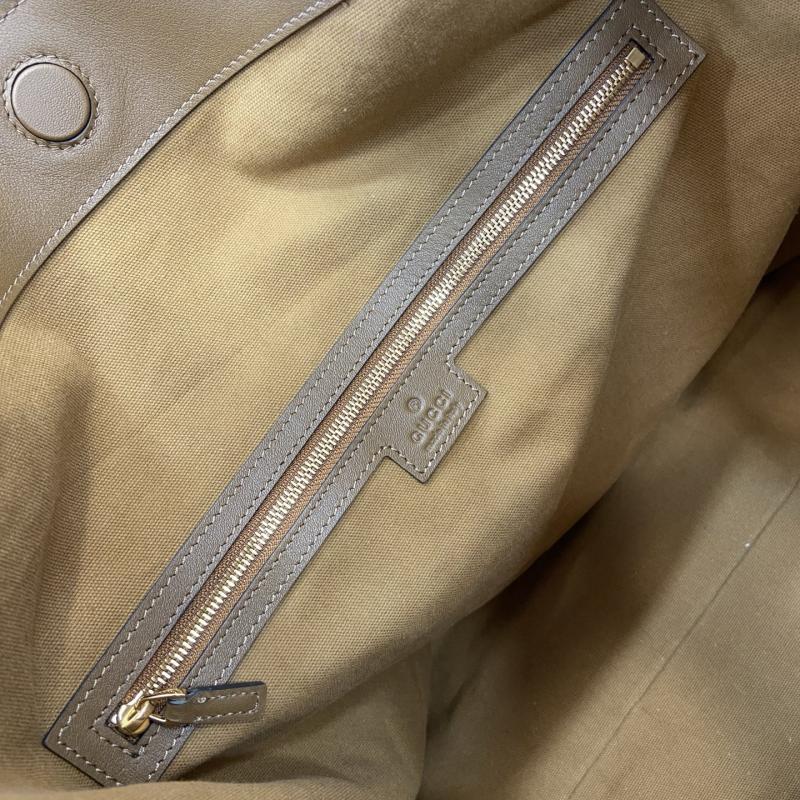 Gucci Beatrix large Suede tote bag 850546 Brown