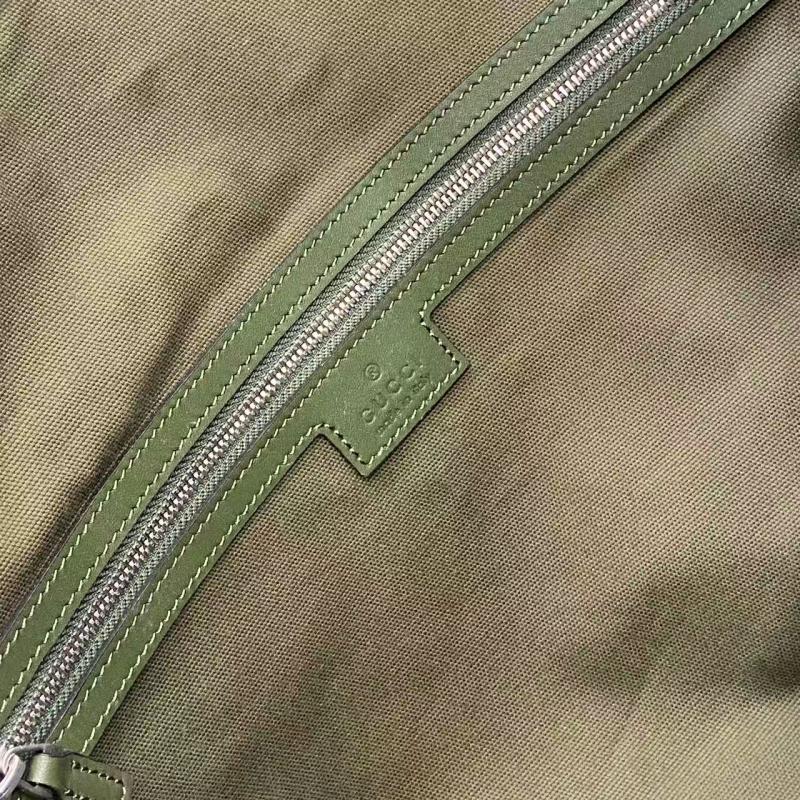 Gucci Beatrix large Suede tote bag Green 850546