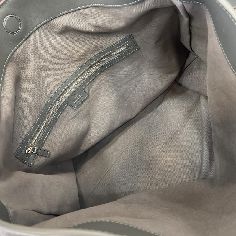 Gucci Beatrix large Suede tote bag Grey 850546