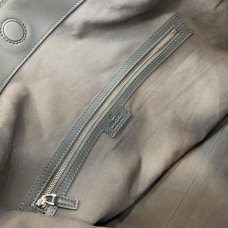 Gucci Beatrix large Suede tote bag Grey 850546