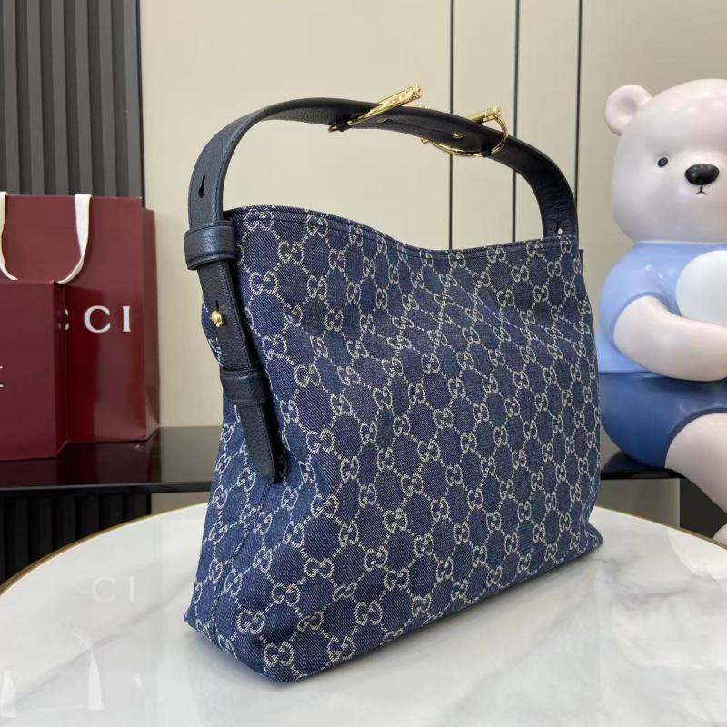 Gucci Beatrix medium Denim tote bag Blue 850926