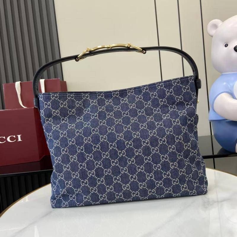 Gucci Beatrix medium Denim tote bag Blue 850926