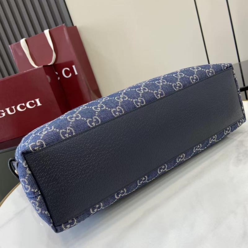 Gucci Beatrix medium Denim tote bag Blue 850926