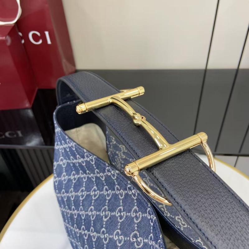 Gucci Beatrix medium Denim tote bag Blue 850926