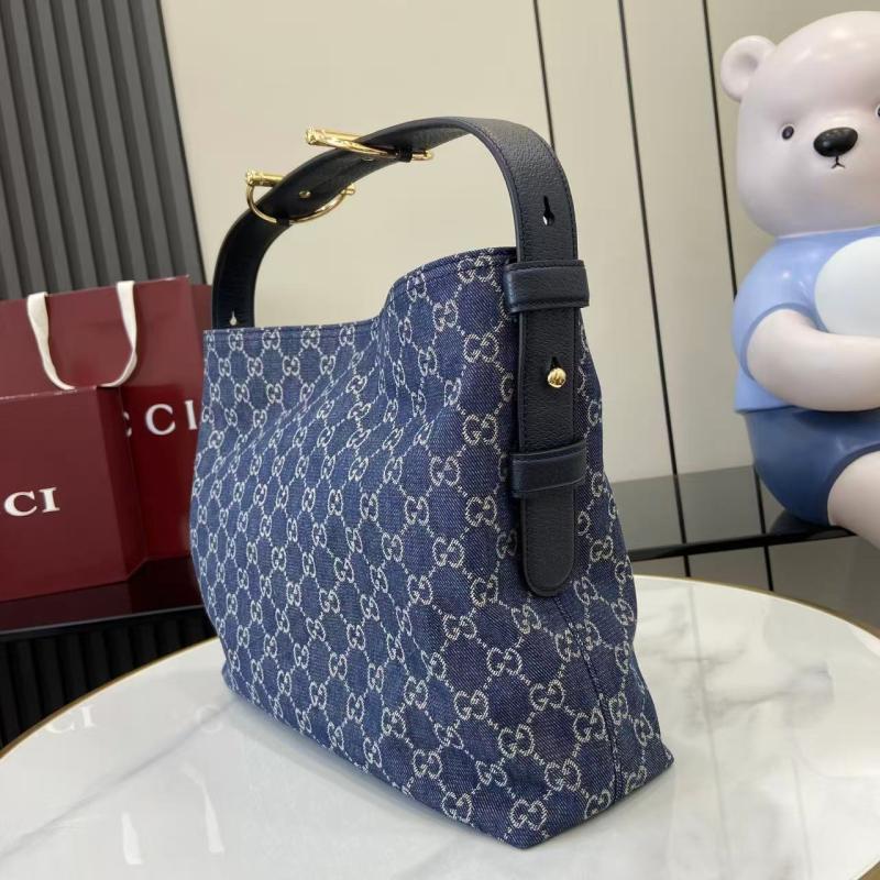 Gucci Beatrix medium Denim tote bag Blue 850926