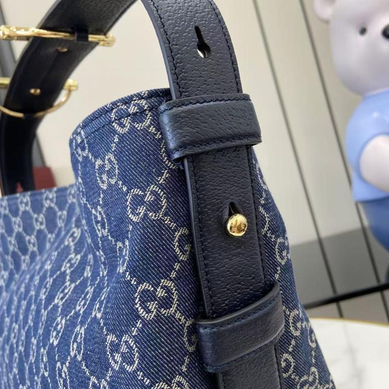 Gucci Beatrix medium Denim tote bag Blue 850926