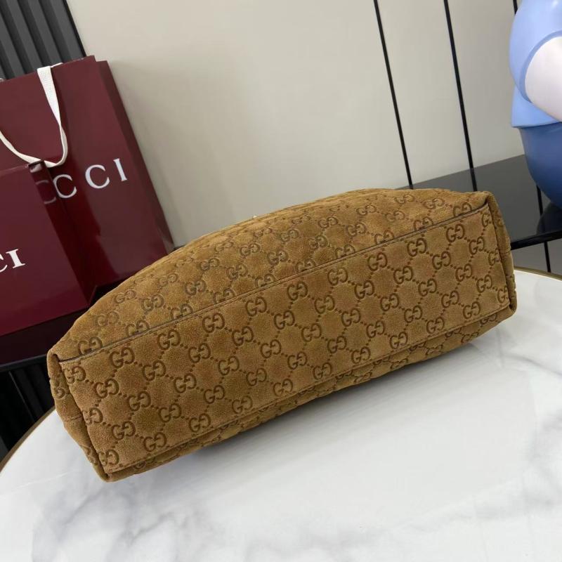Gucci Beatrix medium Suede tote bag Brown 850926