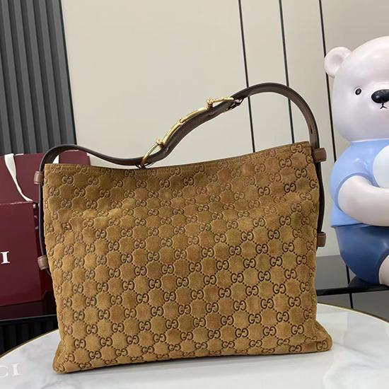 Gucci Beatrix medium Suede tote bag Brown 850926  Gucci Beatrix medium Suede tote bag Brown 850926