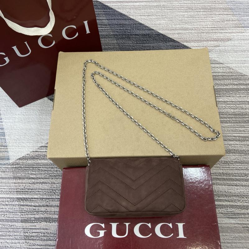 Gucci GG Marmont Mini shoulder bag Dark Brown 841290