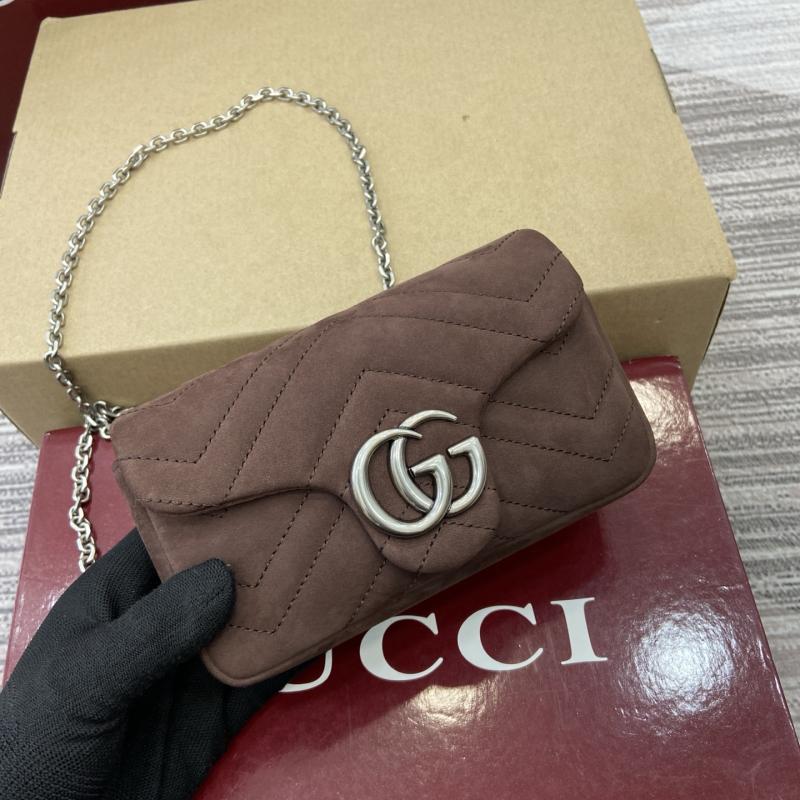 Gucci GG Marmont Mini shoulder bag Dark Brown 841290