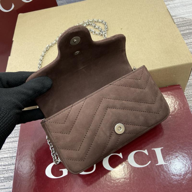 Gucci GG Marmont Mini shoulder bag Dark Brown 841290