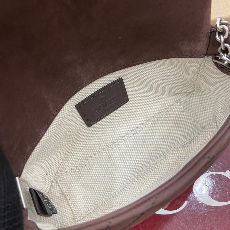 Gucci GG Marmont Mini shoulder bag Dark Brown 841290