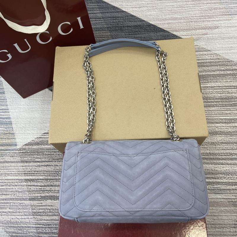 Gucci GG Marmont medium shoulder bag Blue 837267