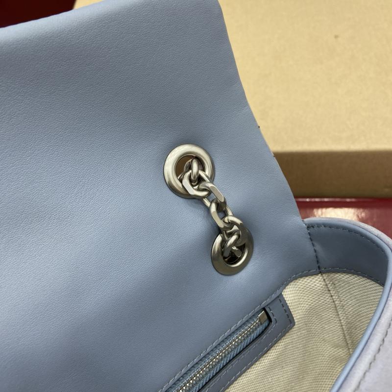 Gucci GG Marmont medium shoulder bag Blue 837267