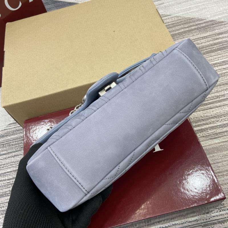 Gucci GG Marmont medium shoulder bag Blue 837267
