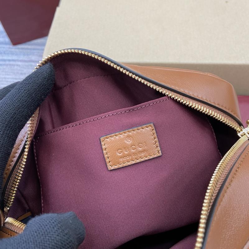 Gucci GG Marmont small camera bag Brown 855273