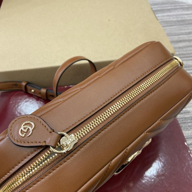 Gucci GG Marmont small camera bag Brown 855273