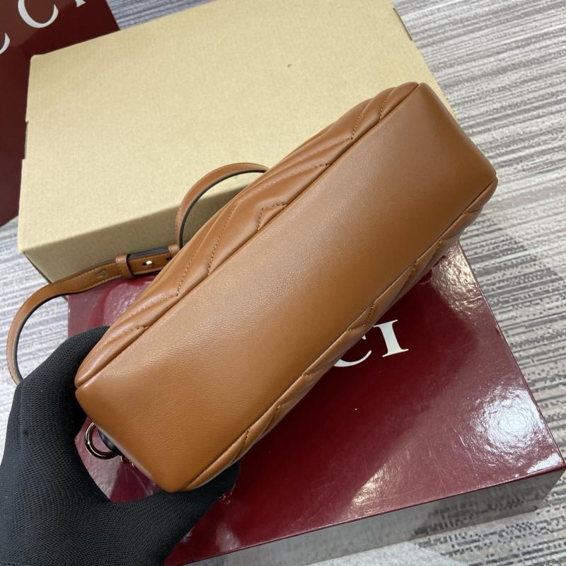 Gucci GG Marmont small camera bag Brown 855273