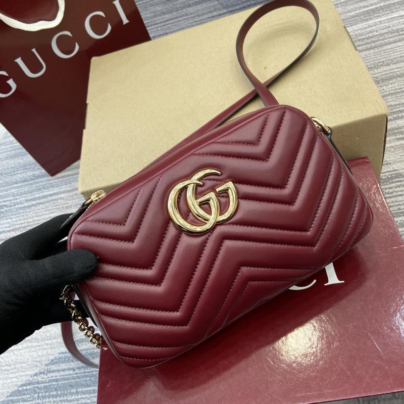 Gucci GG Marmont small camera bag Burgundy 855273