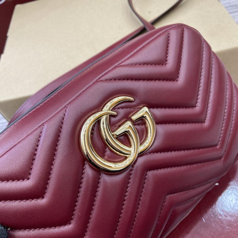 Gucci GG Marmont small camera bag Burgundy 855273