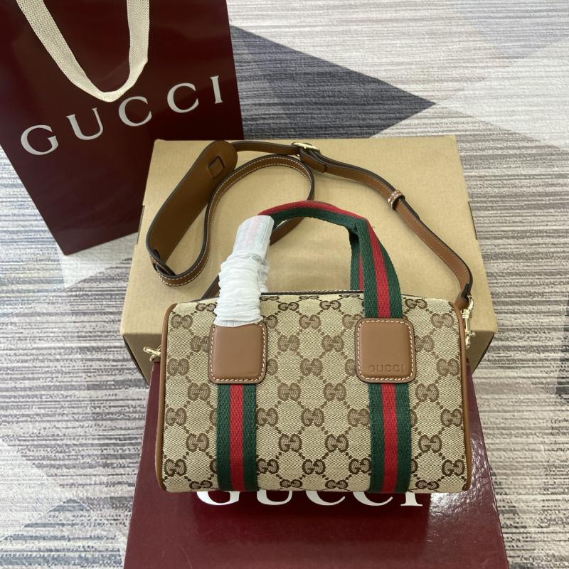 Gucci Mini GG Canvas handbag Brown 859975