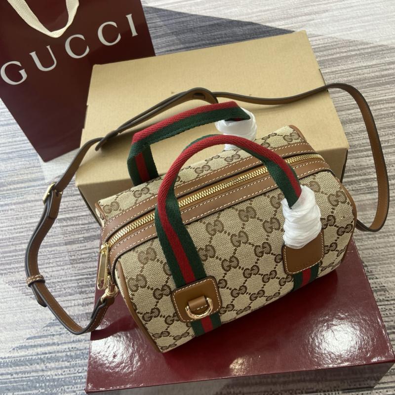 Gucci Mini GG Canvas handbag Brown 859975