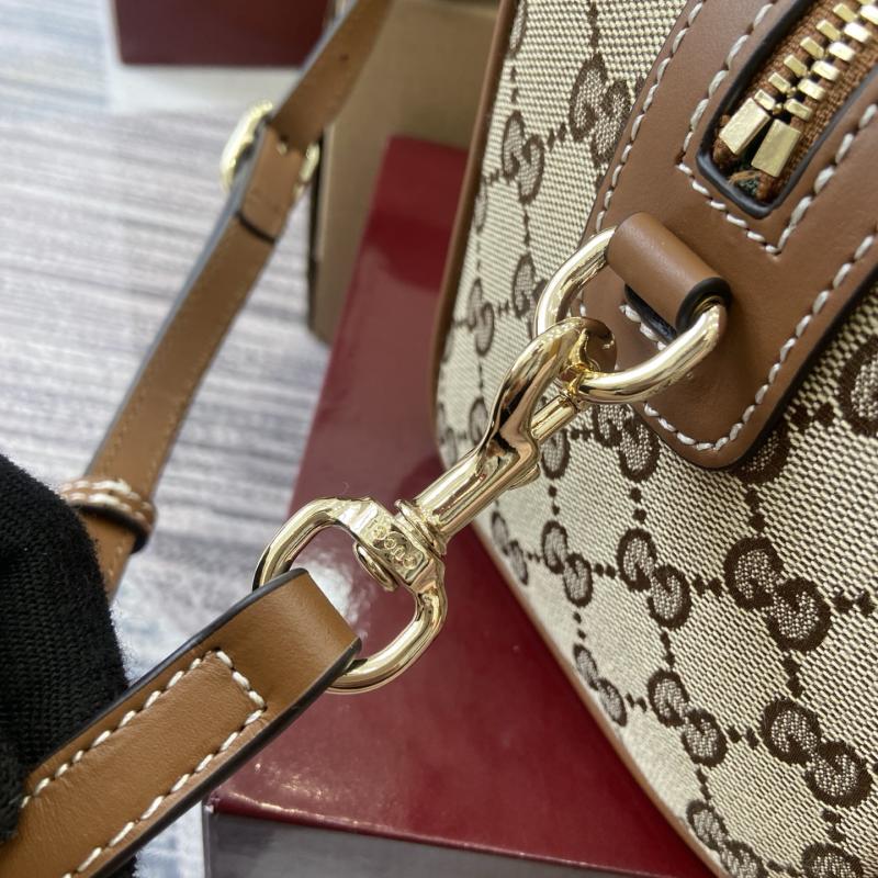 Gucci Mini GG Canvas handbag Brown 859975