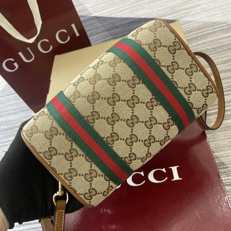 Gucci Mini GG Canvas handbag Brown 859975