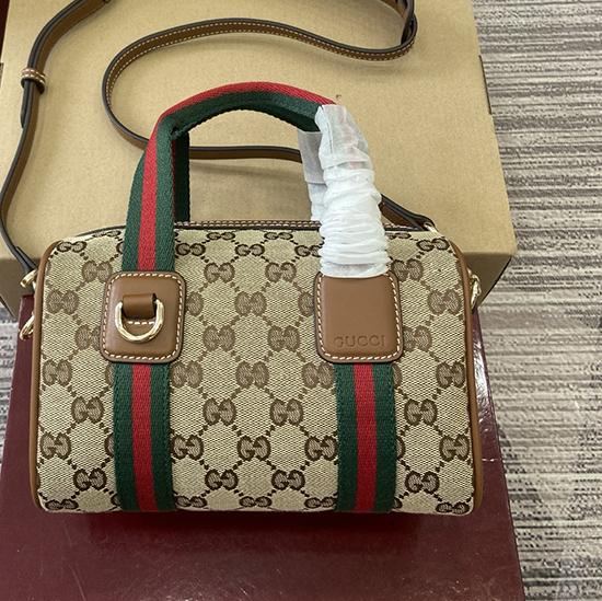 Gucci Mini GG Canvas handbag Brown 859975  Gucci Mini GG Canvas handbag Brown 859975