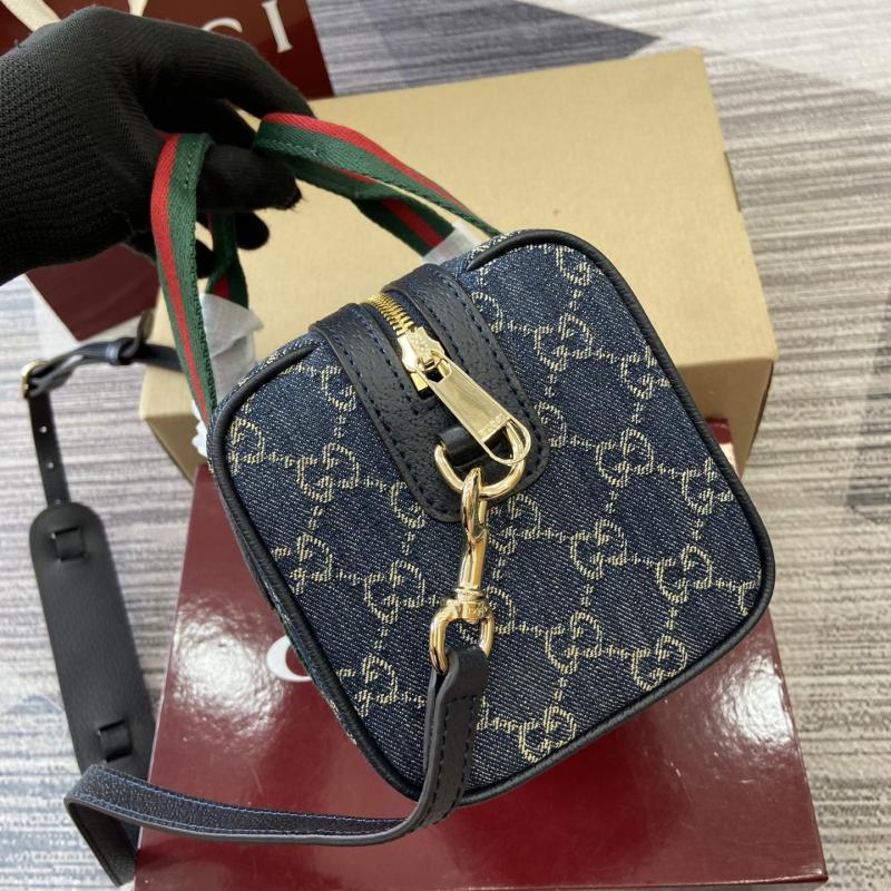 Gucci Mini GG Denim handbag Blue 859975